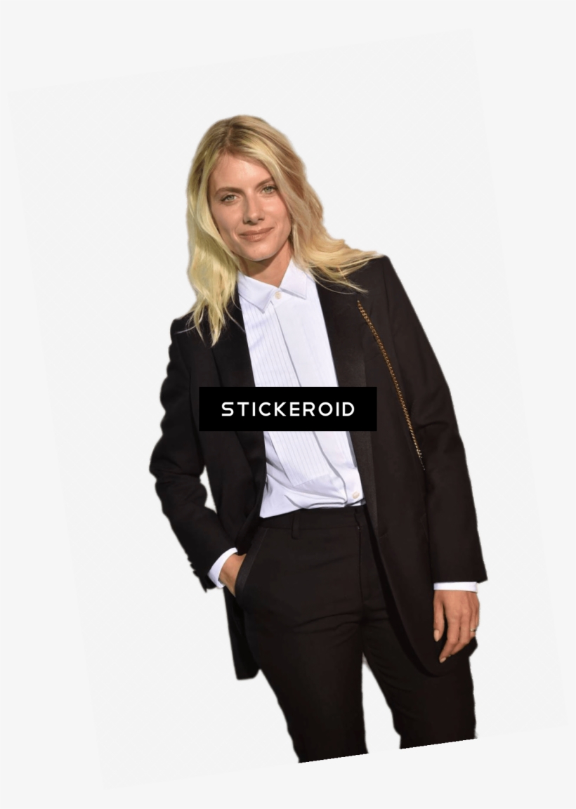 Melanie Laurent Tuxedo - Black Womens Formal Wear Pantsuits Female Business, transparent png