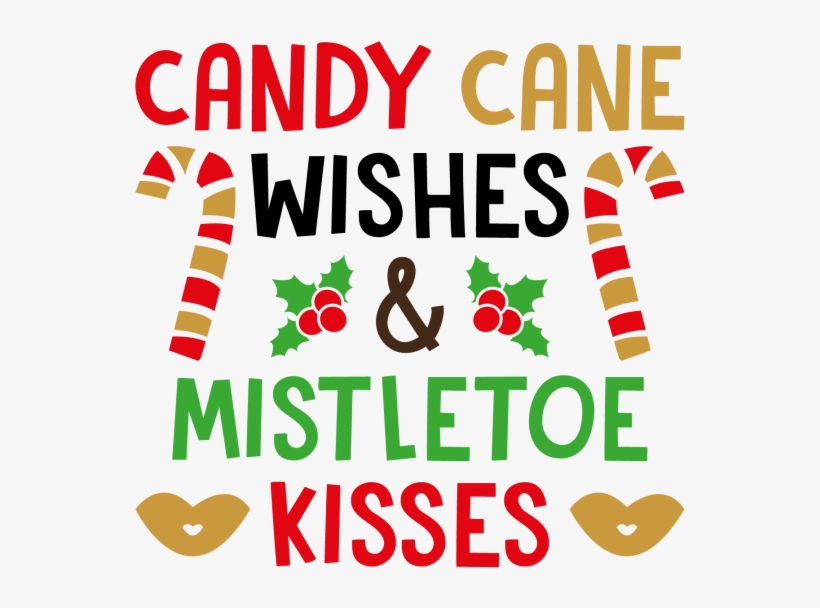 Cbs Is Proud To Present Pastry & Wood Pallet Paint - Candy Cane Wishes And Mistletoe Kisses Png, transparent png