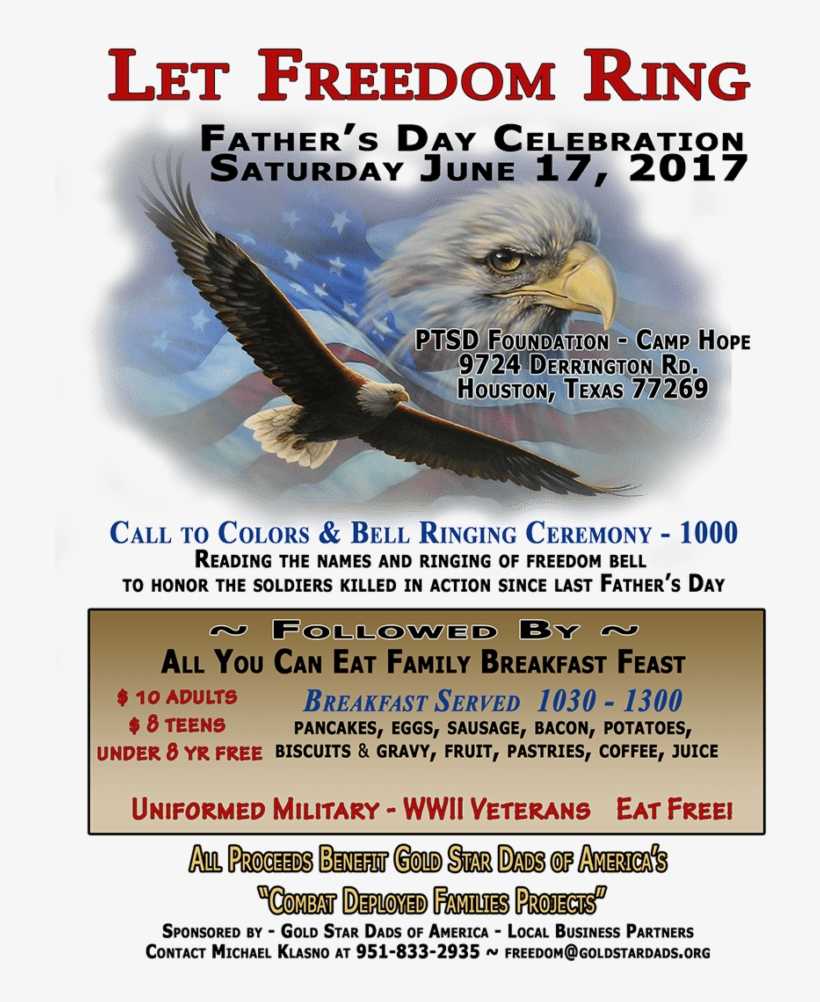 Fathers Day Breakfast - Eagle's Wings: The Secret Crossing, transparent png