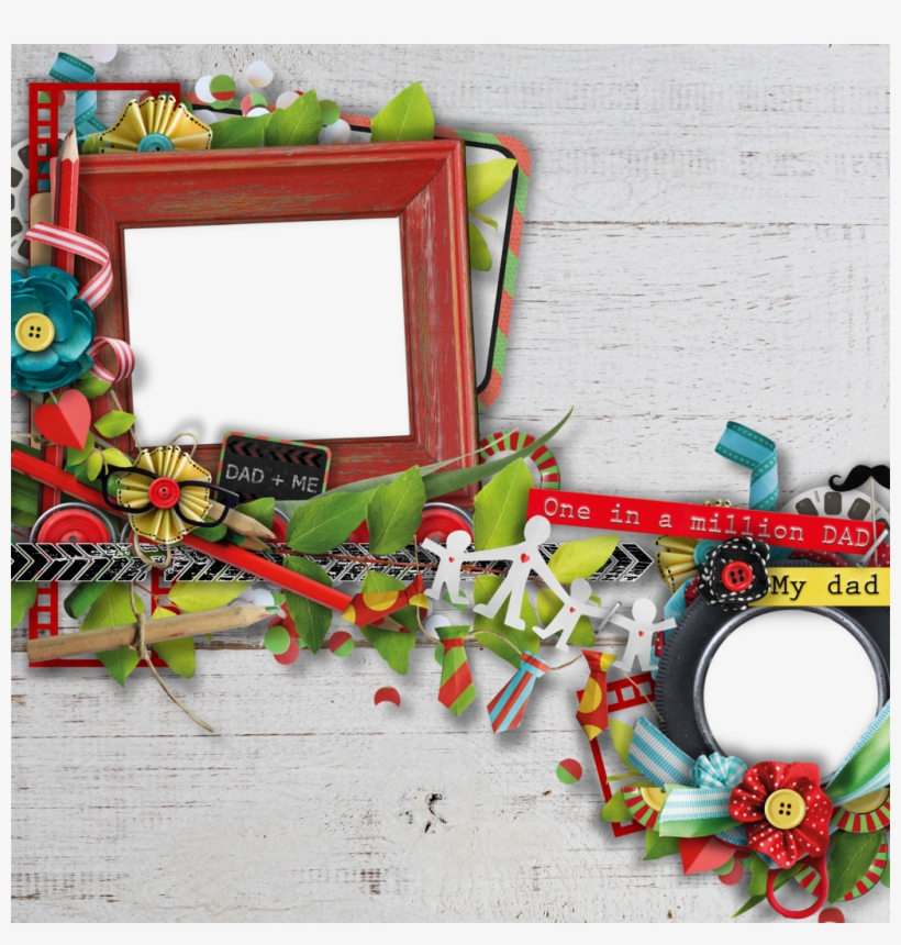 B *✿* Dad - Picture Frame, transparent png