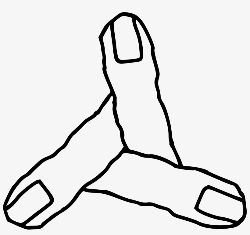 Open - Finger, transparent png