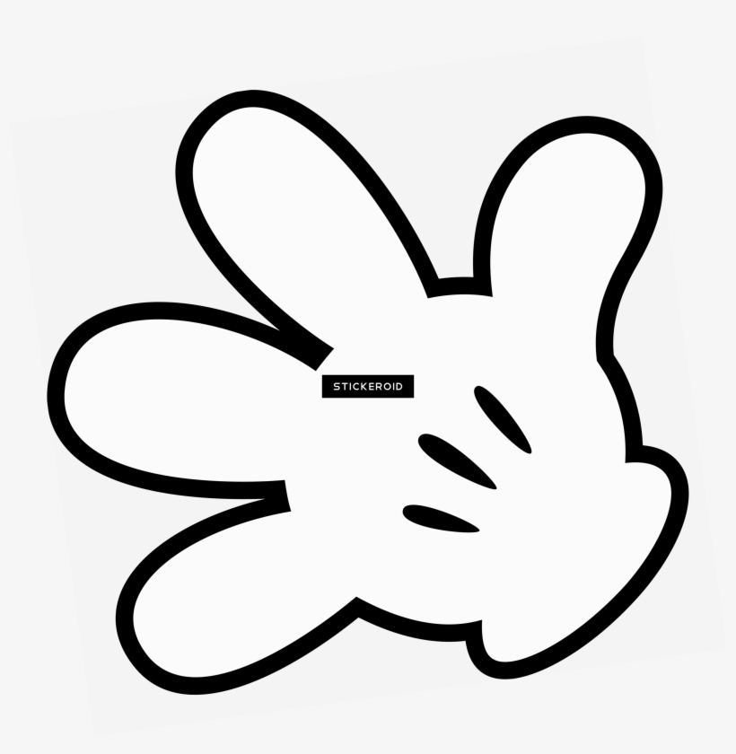 Open Mickey's Hand - Mini, transparent png
