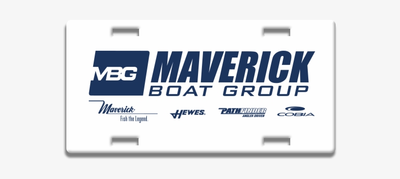 Maverick Boat Group With Brands Aluminum License Plate - Vehicle Registration Plate, transparent png