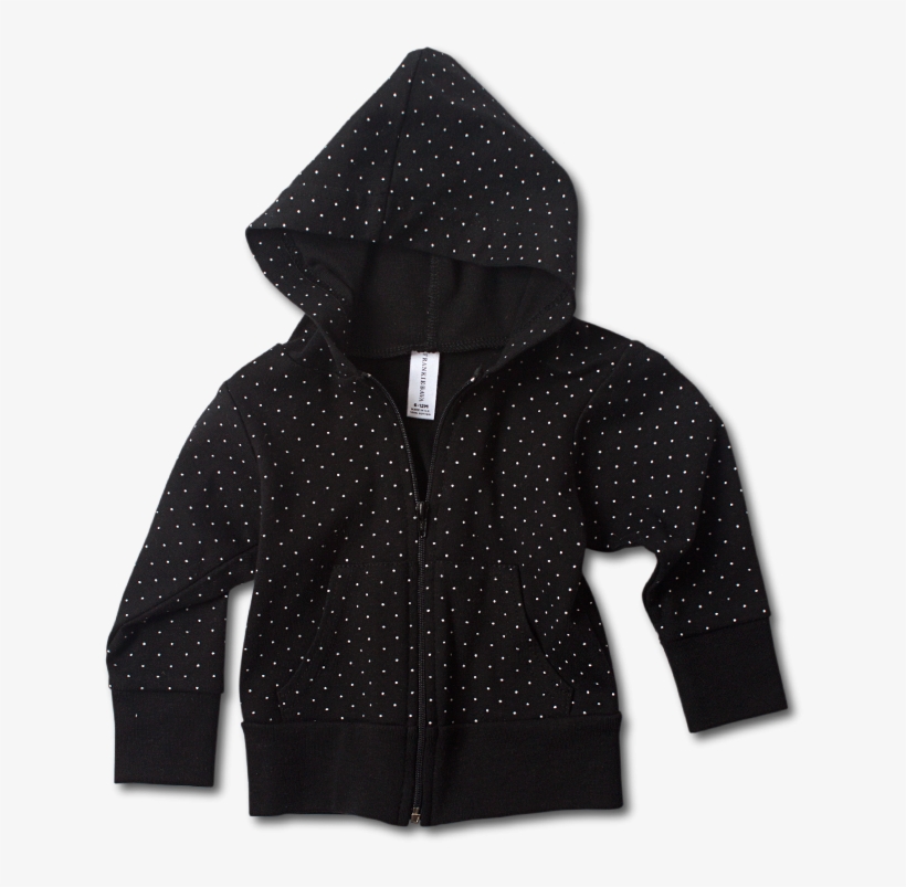 Polka Dot Zip Hoodie - Hoodie, transparent png