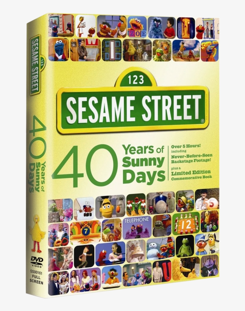 40 Years Of Sunny Days - Sesame Street Sunny Days Dvd, transparent png