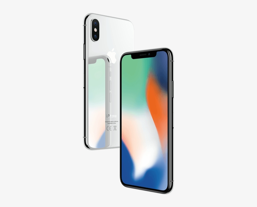 Iphone X Zilver - Apple Iphone X - Silver, transparent png