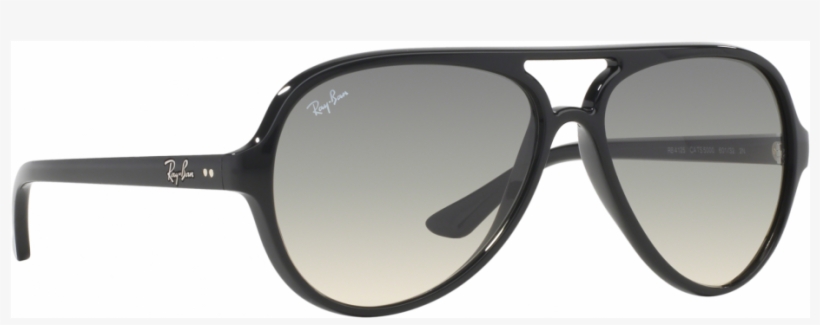 Prescription Ray-ban Cats Rb4125 Sunglasses - Ray Ban Rb4125 Cats 5000 710/51 Light Havana - Cats, transparent png