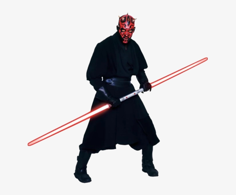Darth Maul Png - Darth Maul White Background, transparent png