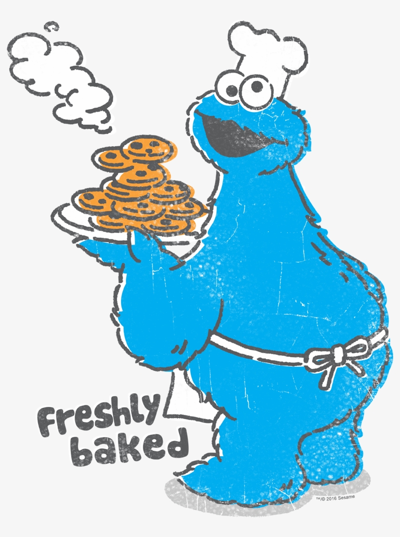 Sesame Street Freshly Baked Toddler T-shirt - Sesame Street Freshly Baked Mens Short Sleeve Shirt, transparent png