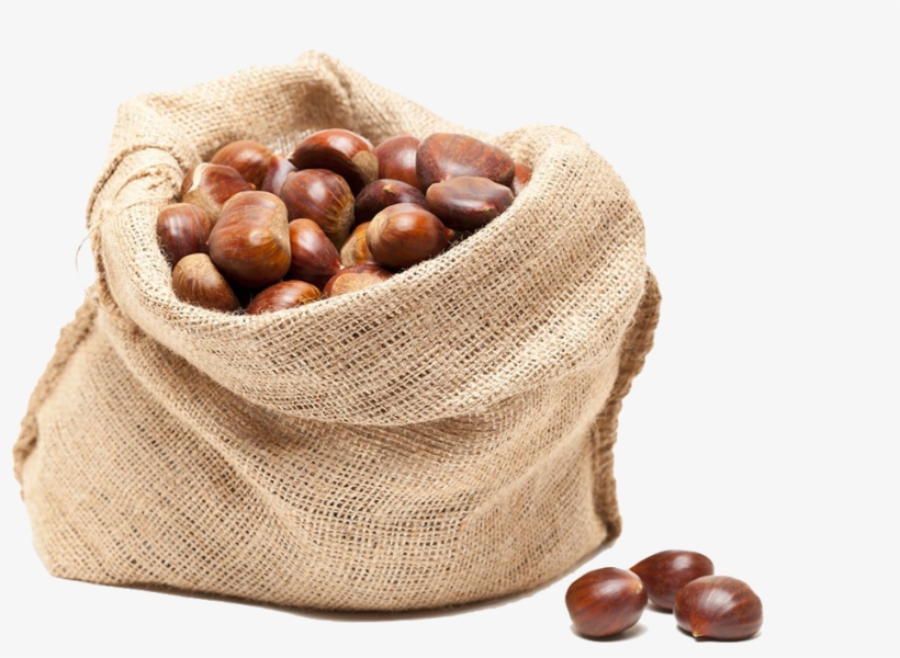 Picture Freeuse Sweet Chestnut Hessian Fabric - Saco De Castañas, transparent png