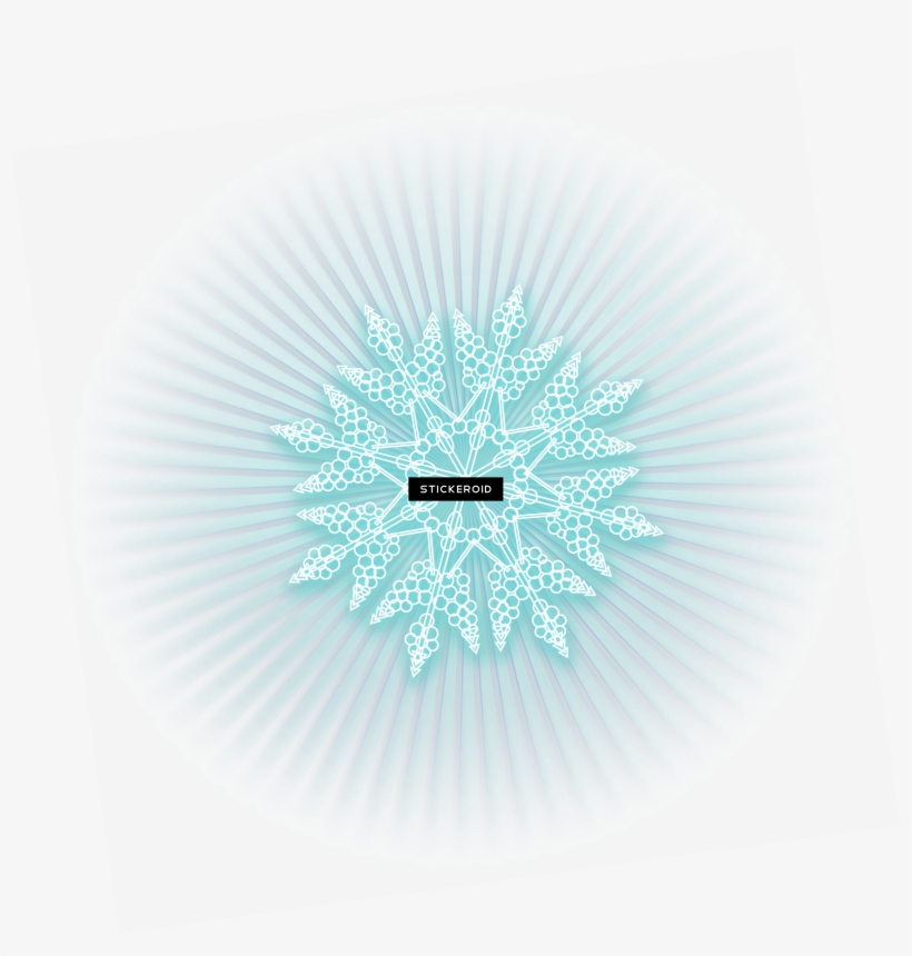 Snowflake Blue Ice - Blue Shining Png, transparent png