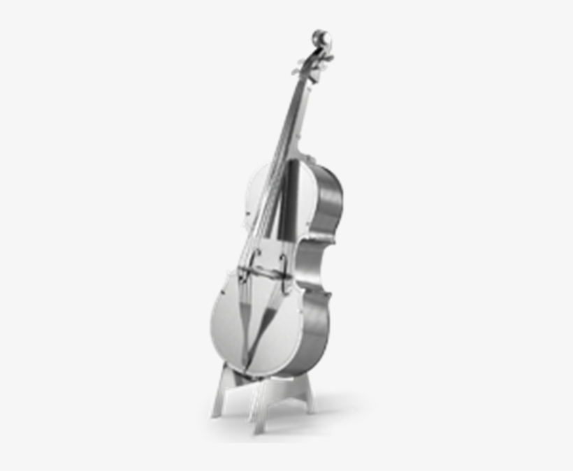 Metal Earth Online Store - Bass Fiddle Metal Earth 3d Laser Cut Model, transparent png