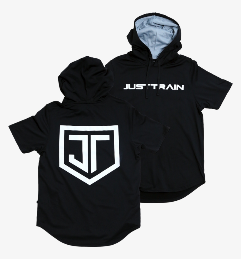 Just Train Short Sleeve Hoodie - Hoodie, transparent png