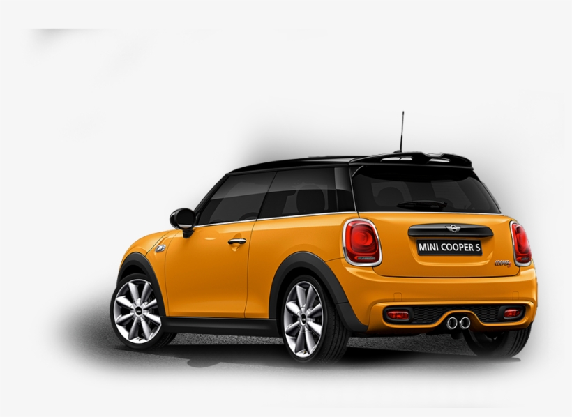 Rear Lights - - Mini Cooper Car Back Side, transparent png