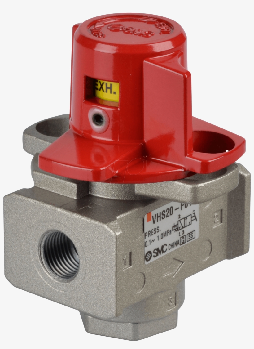 Hand Shut-off Valve G1/8 Smc Pneumatik - Smc Pneumatik Hand Shut-off Valve G1/8 - Vhs20-f01, transparent png