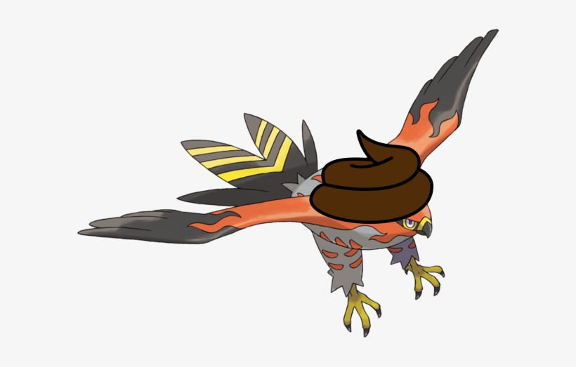 102kib, 600x600, Turdflame - Pokémon Feu Et Vol, transparent png