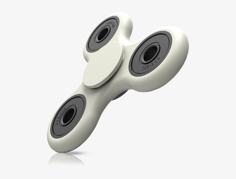 Brand New Fidget Spinner - Ipm Tri-spinner Fidget Toy, White, 3-pack, transparent png
