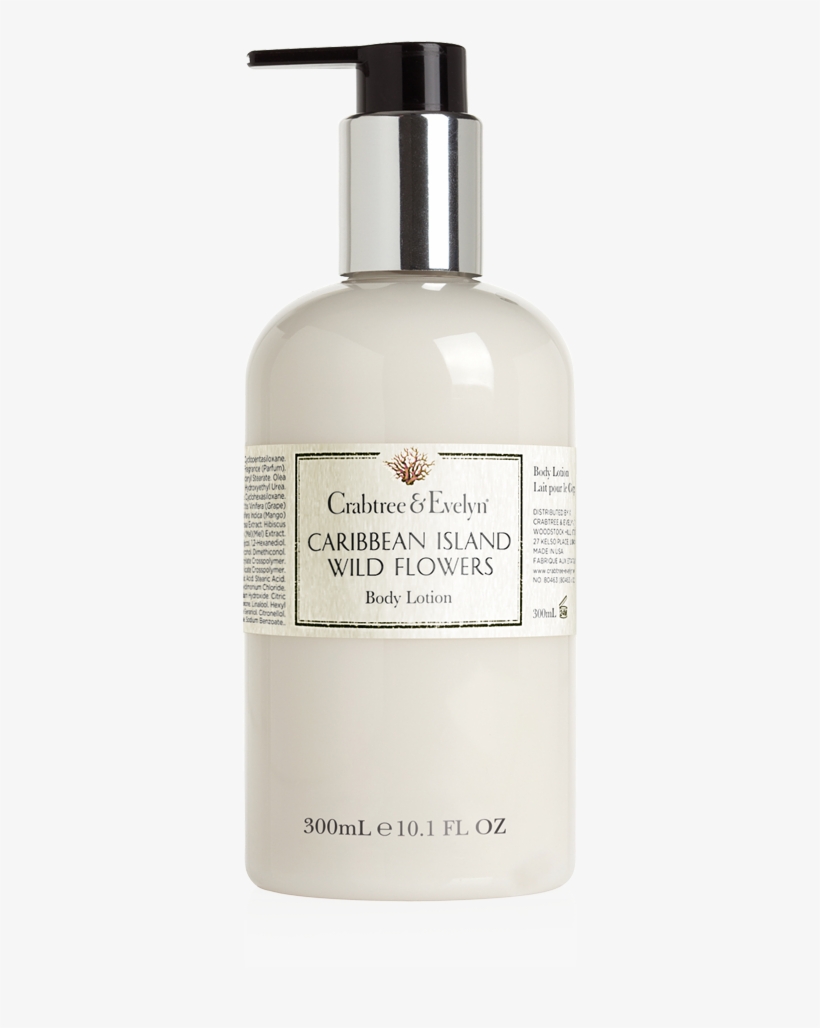Crabtree & Evelyn Caribbean Island Wild Flowers Body - Caribbean Island Wild Flowers Body Lotion Body Lotion, transparent png