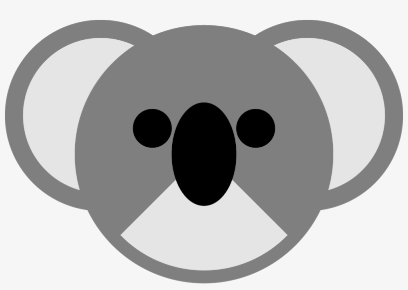 This Is A Koala Logo I Designed For A Personal Site - Circle, transparent png