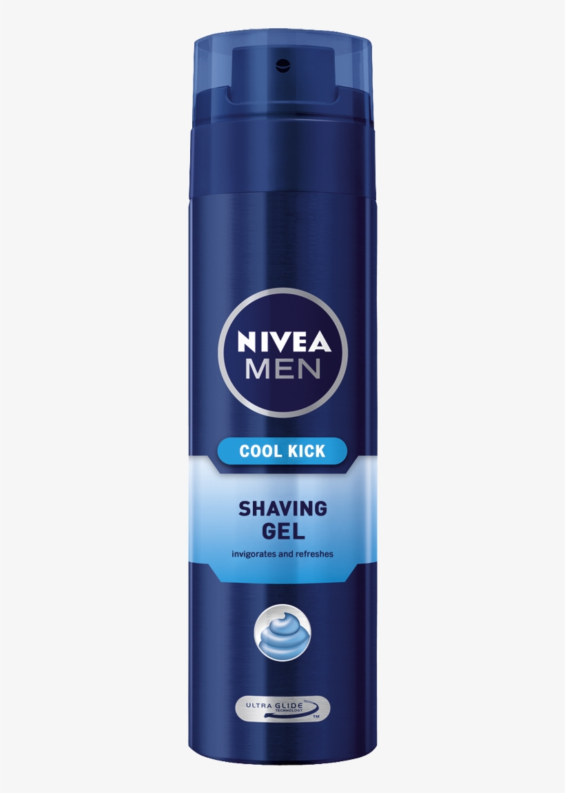 Shaving - Nivea Cool Kick Shaving Foam, transparent png