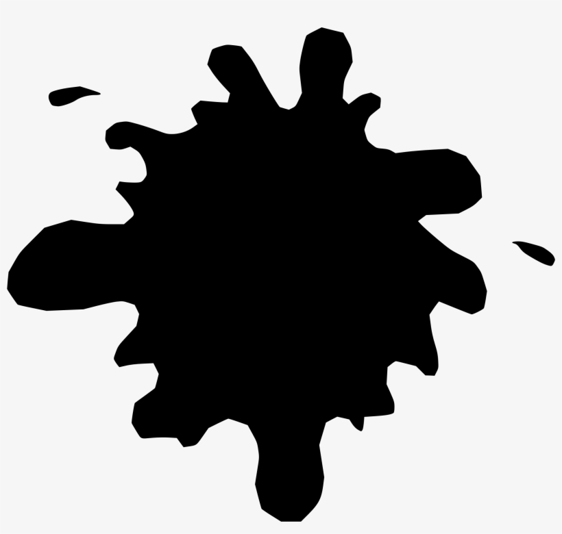 Big Image - Silhouette Splat, transparent png