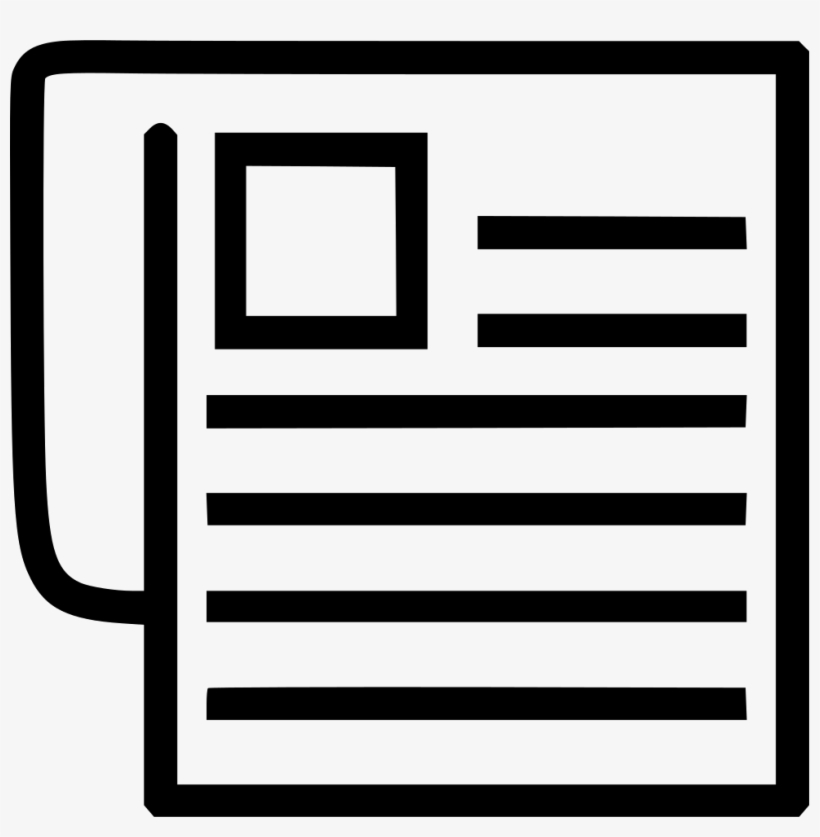 Png File Svg - Newspaper, transparent png
