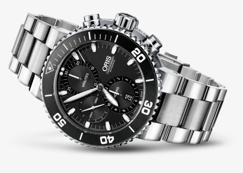 Oris Prodiver Watch - Oris 01 774 7655 4154-07 8 26 01peb - Aquis Chronograph, transparent png