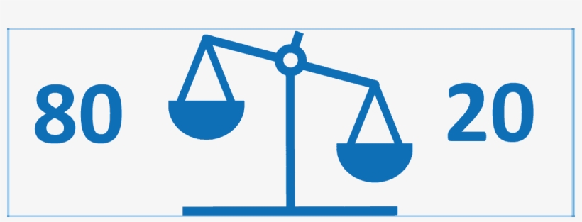 El Otro 20% Queda Relegado A Esos Momentos Dulces Y - 80 20 Png, transparent png