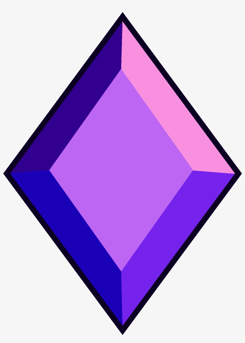 Orchid Diamond Gemstone - Steven Universe Purple Diamond Gemstone Png, transparent png