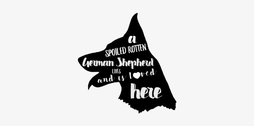 Make You A Custom Snapchat Geofilter Or Svg - German Shepherd Svg, transparent png