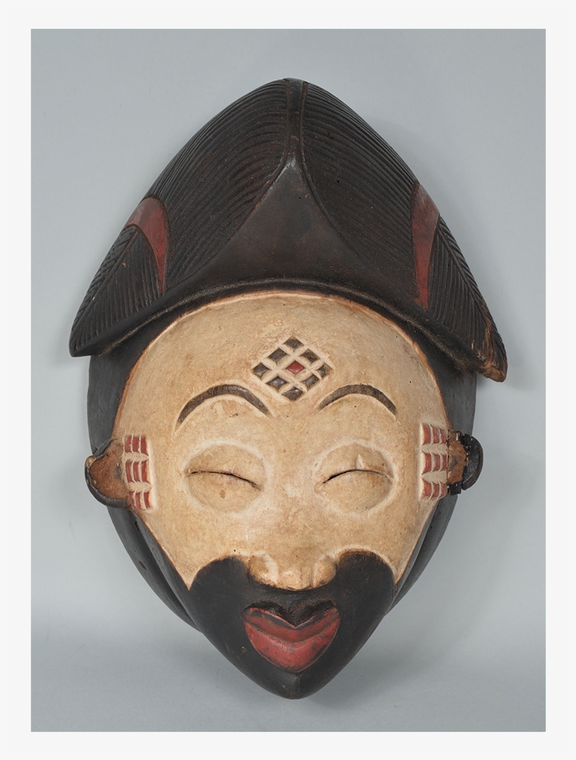 Punu Mukudj Mask - Mask, transparent png