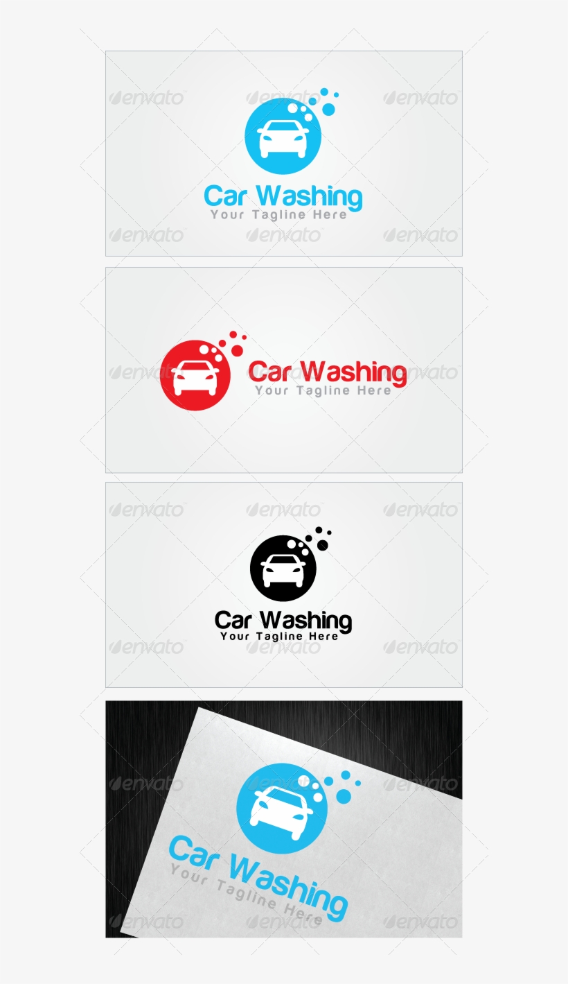 Car Washing Logo Template Photoshop Psd - Auto Service, transparent png