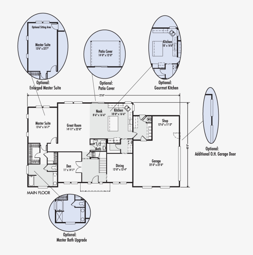 03 - Adair Mt Rainier Floor Plan, transparent png