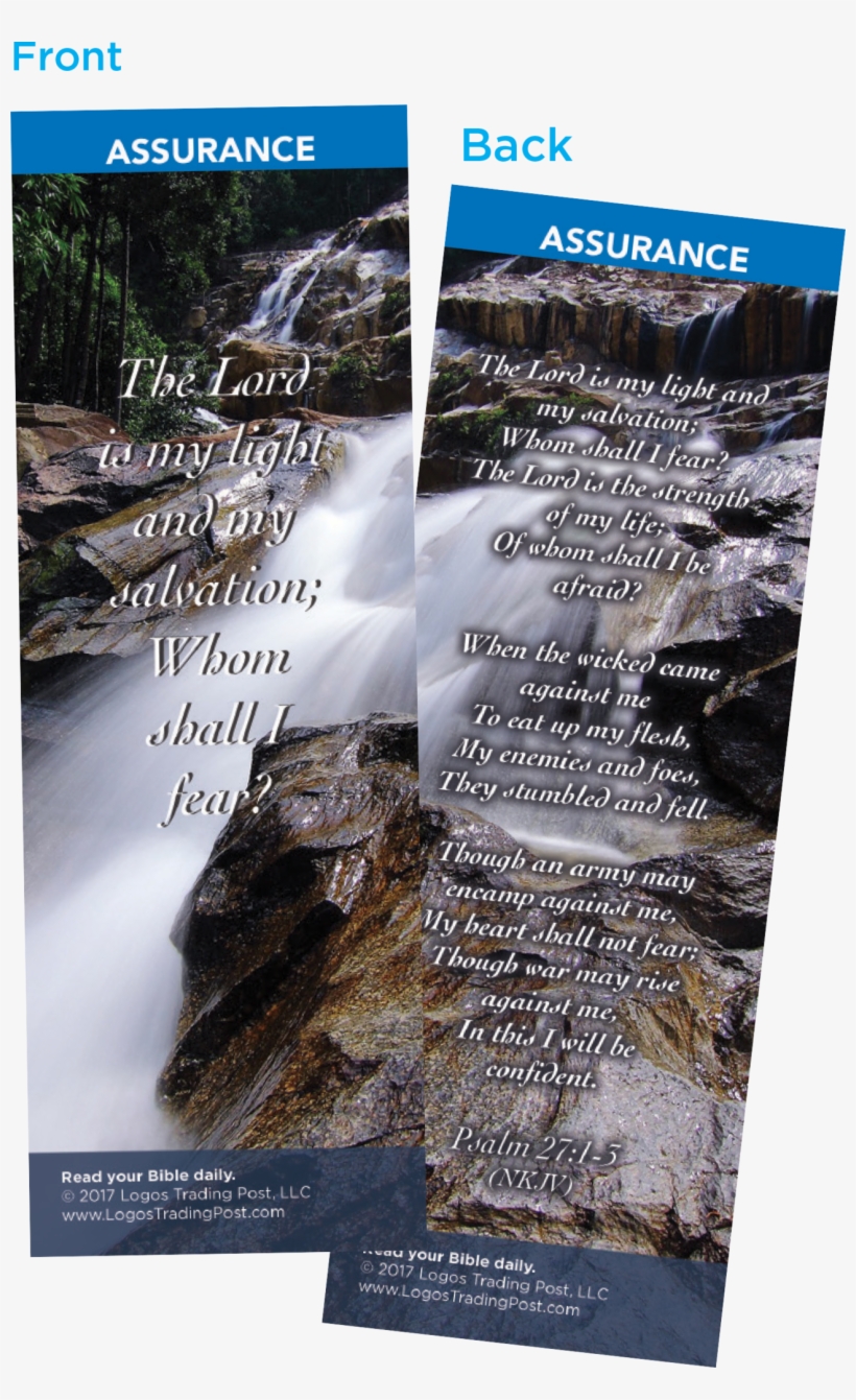 The Lord Is My Light And My Salvation Bookmarks, Pack - Logos Trading Post 178815 Bibl, transparent png