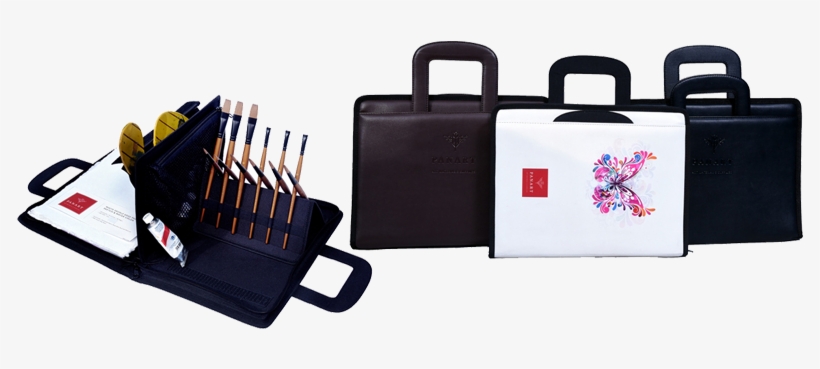 Cris-cross Style Collapsible Brush Holder - Briefcase, transparent png