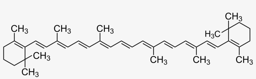 Open - Beta Carotene Structure, transparent png