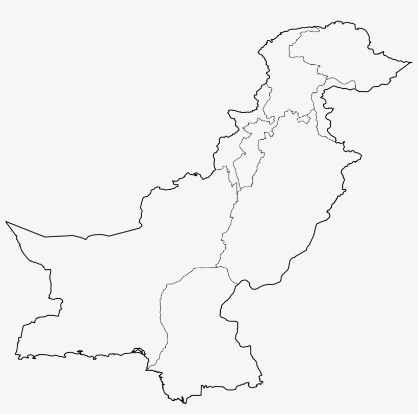 Open - Map Of Pakistan Empty, transparent png