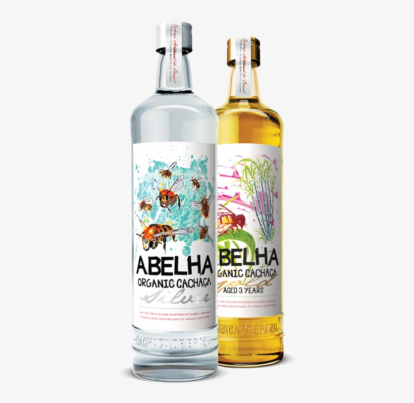 Abelha Silver Cachaca Gift Pack White Cachaca, transparent png