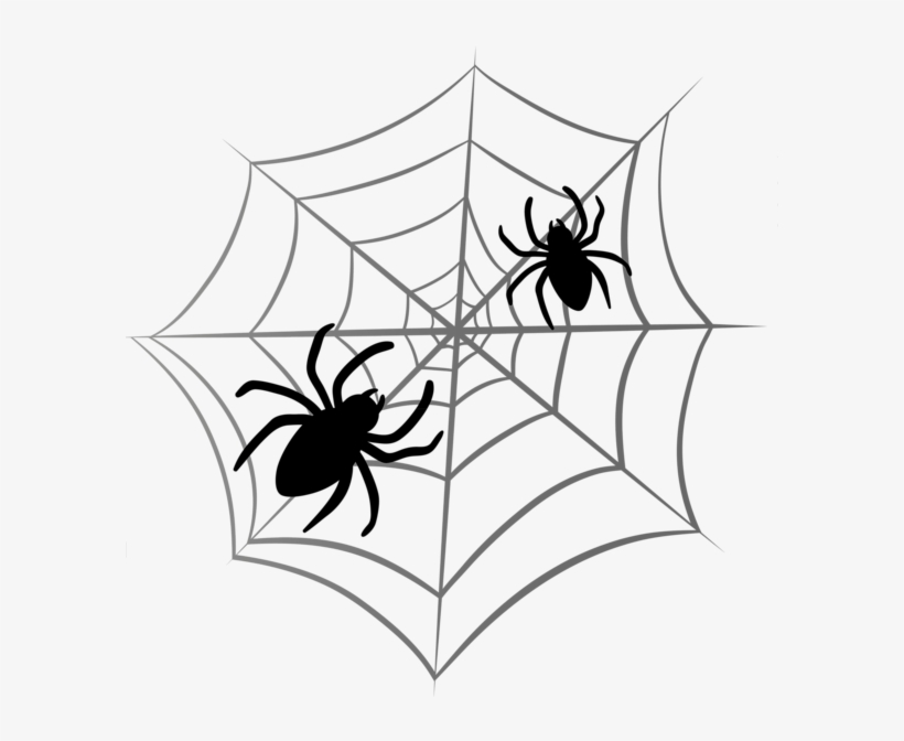 Halloween Spider Web Png Clipart - White Halloween Clipart Png, transparent png