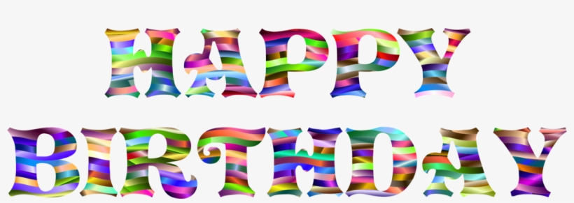 Happy Birthday Party Printing Typography - Free Clip Art Birthday, transparent png
