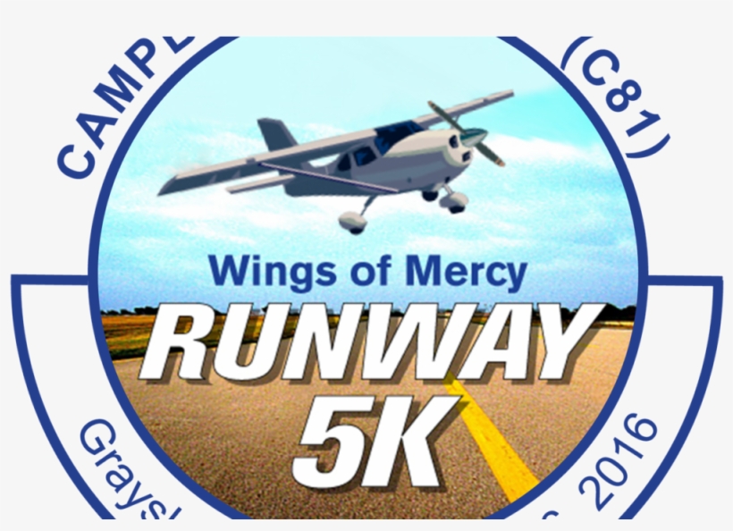 The Lake County Runway 5k Starts At - Wings Of Mercy Runway 5k, transparent png