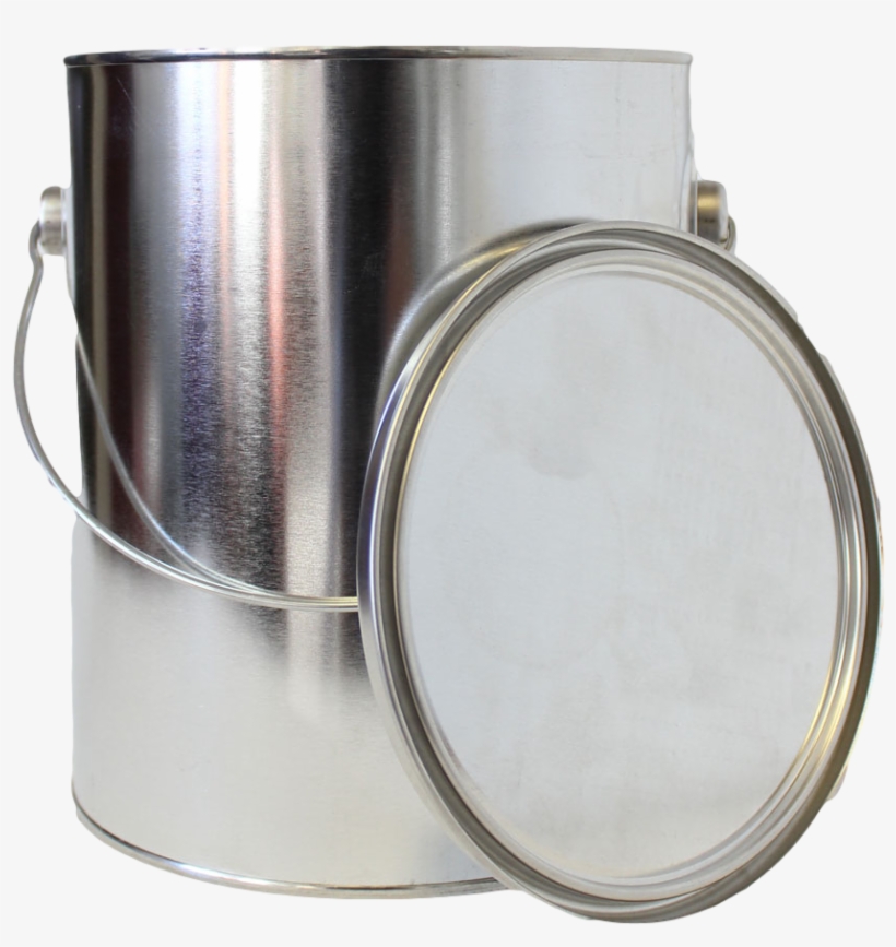 1 Gallon Tin Paint Can Unlined With Plug And Bail - Paint Can Lids Png, transparent png