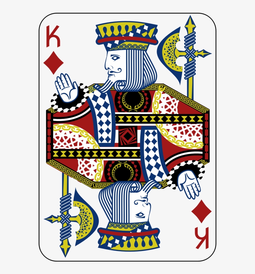 King Of Diamonds - Carte Roi De Carreau, transparent png
