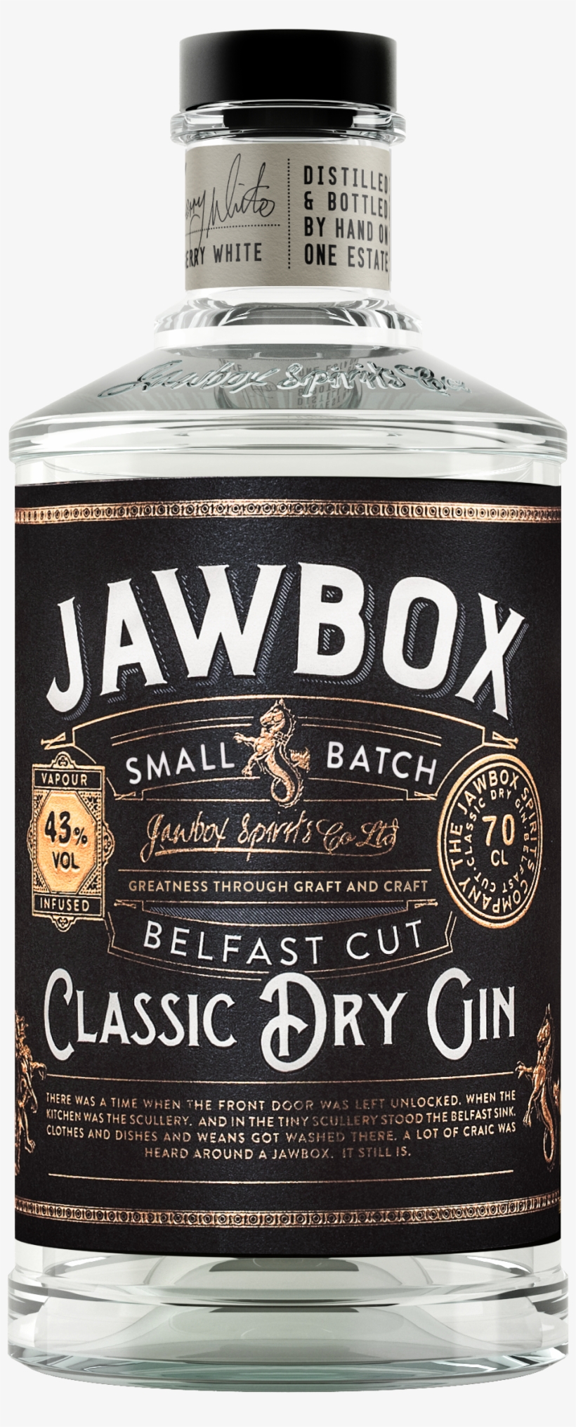 Jawbox Classic Dry Gin - Jawbox Gin, transparent png