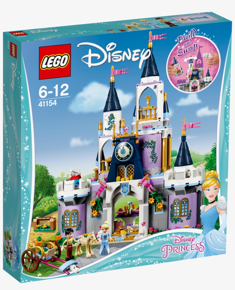 Disney 41154 Cinderella& - Cinderella's Dream Castle Lego, transparent png