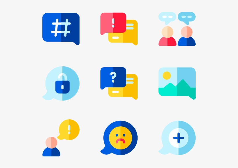 Speech Bubbles - Speech, transparent png