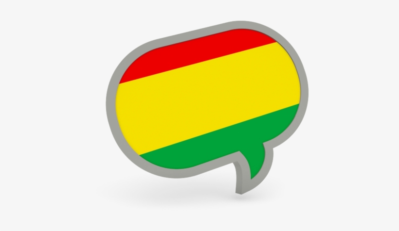 Language Speech Bubble Bolivia Country Flag Icon Transparent, transparent png