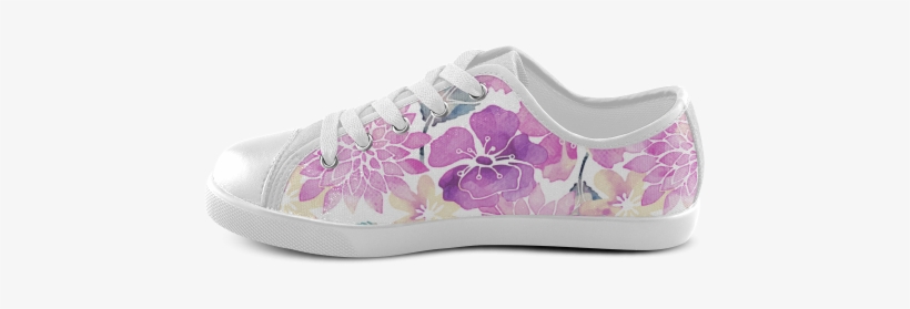 Watercolor Flower Pattern Canvas Kid's Shoes - Blue Green Watercolor Flower Pattern Samsung Galaxy, transparent png