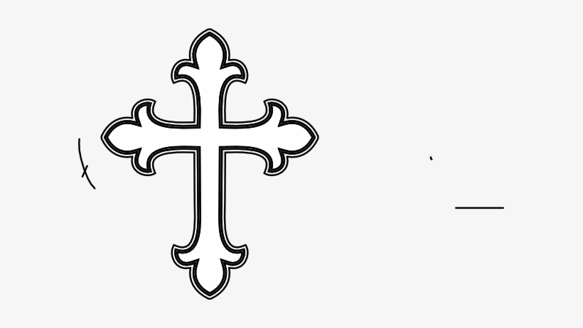Image Library Church Cross Clipart - Cross Clipart Black And White, transparent png