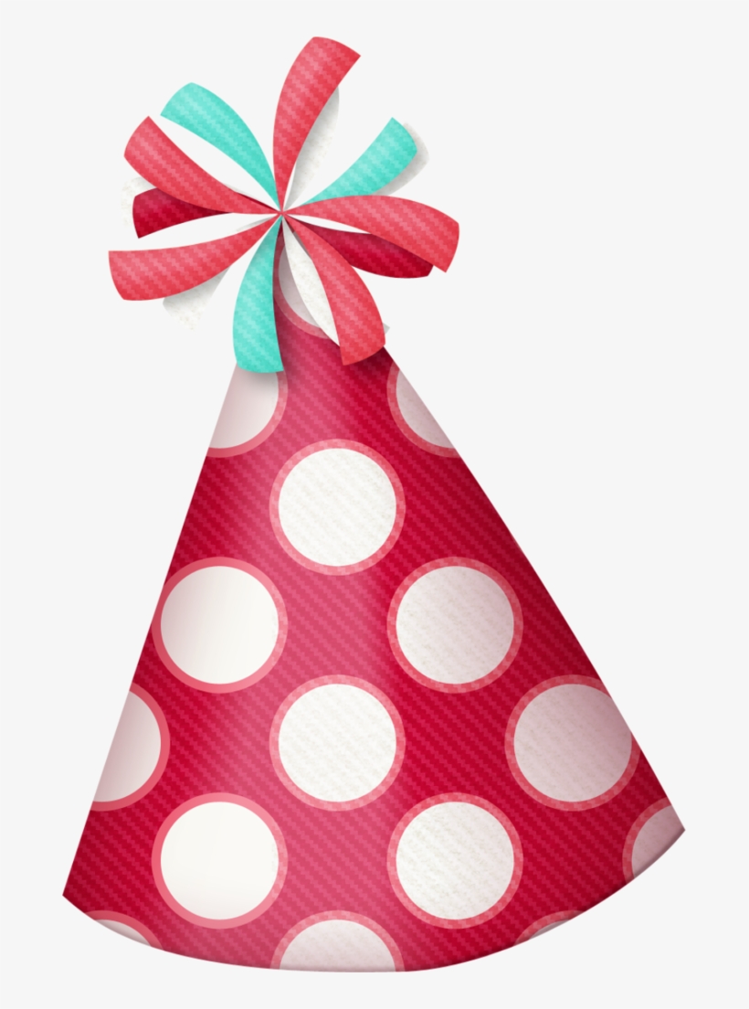 Birthday Hat Clipart Polka Dot Party Hat - Blue Birthday Hat Png - 683X1024  Png Download - Pngkit